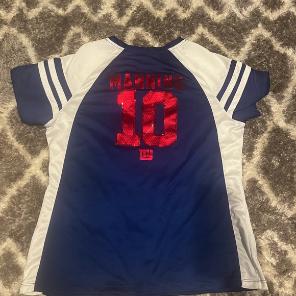 Women's Short Sleeve Manning Giants Jersey - Size XXL worn 1x Mint Condition - Picture 7 of 8